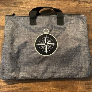 Thirty-one Super Swap It Pocket - Compass Personalization - Charcoal